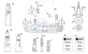 RX 125 (eng. 122cc) drawing Repairing tools II