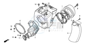 CR85RB drawing AIR CLEANER