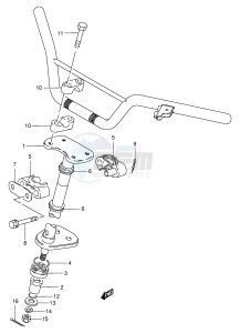 LT50 (P1) drawing STEERING SHAFT