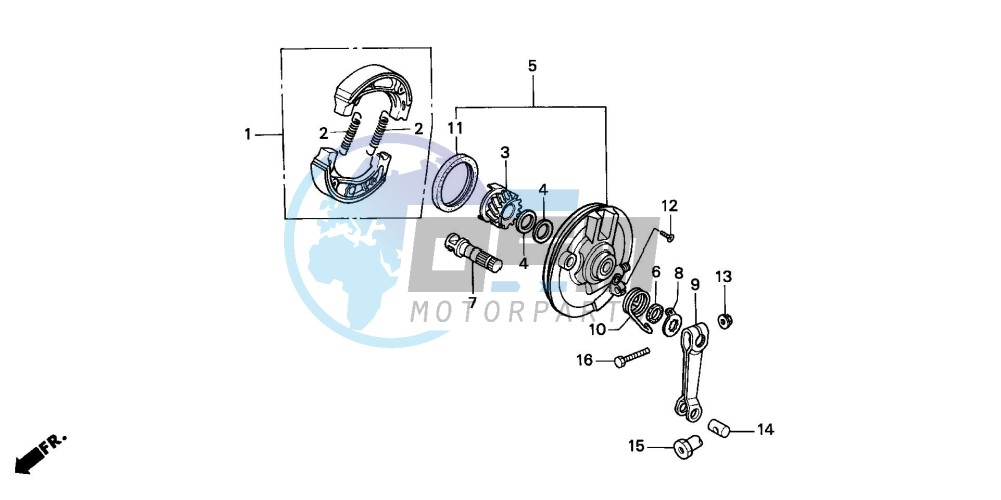 FRONT BRAKE PANEL