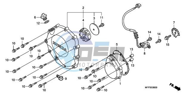 RIGHT CRANKCASE COVER