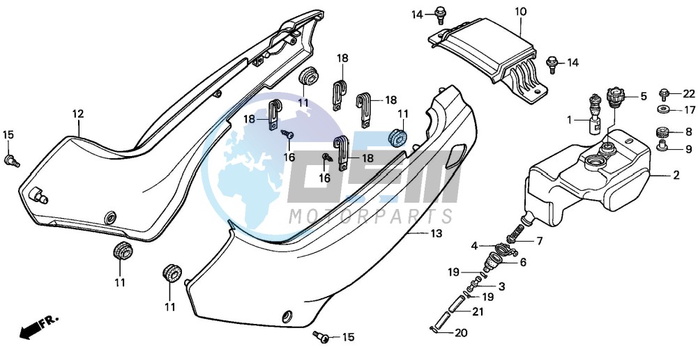 SIDE COVER/OIL TANK