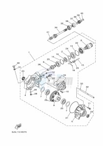 YFM450FWB KODIAK 450 (BJ5X) drawing FRONT DIFFERENTIAL