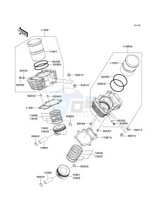 VN 1600 B [VULCAN 1600 MEAN STREAK] (B6F-B8FA) B8FA drawing CYLINDER_PISTON-- S- -