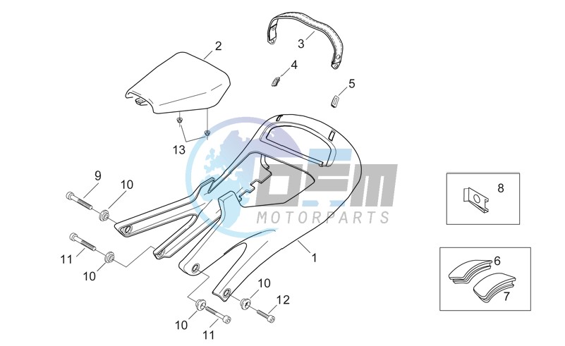 Saddle unit