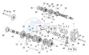 RSV 4 1000 APRC Factory Std SE drawing Gear box