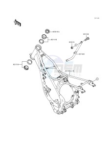 KX 80 R T [KX80 SMALL AND BIG WHEEL] (R1-T1) [KX80 SMALL AND BIG WHEEL] drawing FRAME