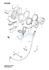 GS500 (P19) drawing SPEEDOMETER - TACHOMETER (GS500FK4 K5 K6 FUK4 K5 K6)