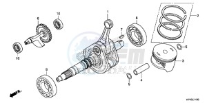 TRX420FMD TRX420 Europe Direct - (ED) drawing CRANK SHAFT/PISTON