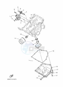 YZF250-A (B6P6) drawing OIL PUMP