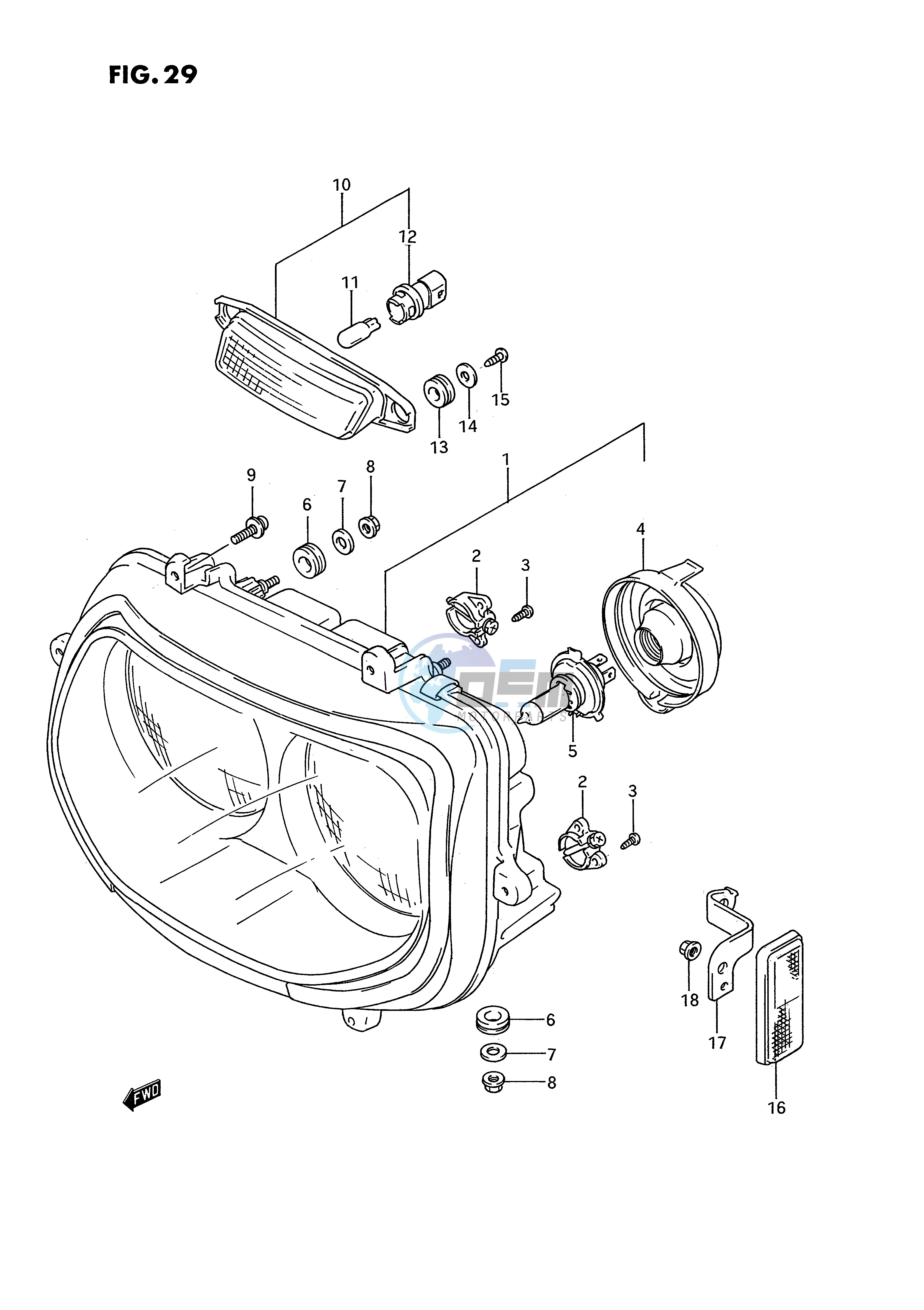 HEADLAMP (MODEL N P)