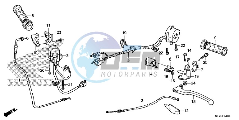 HANDLE LEVER/ SWITCH/ CABLE