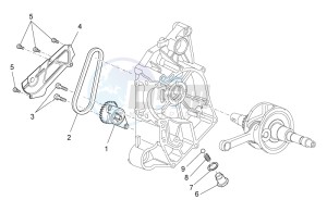 Scarabeo 125-200 ie Light drawing Oil pump