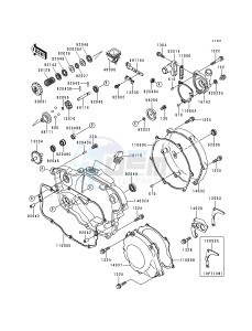 KX 250 K [KX250] (K5) [KX250] drawing ENGINE COVER-- S- -