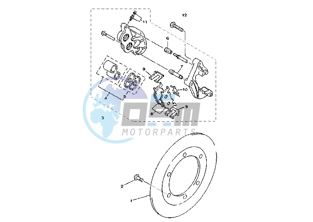 FRONT BRAKE CALIPER