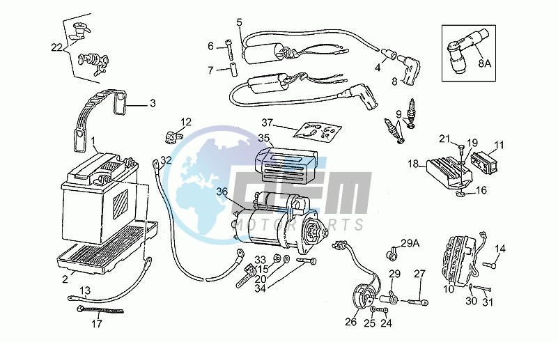 Saprisa battery - alternator