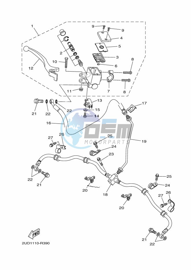 FRONT MASTER CYLINDER