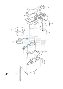 DF 6 drawing Drive Shaft Housing