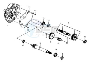 MIO - 50 cc drawing GEAR GROUP