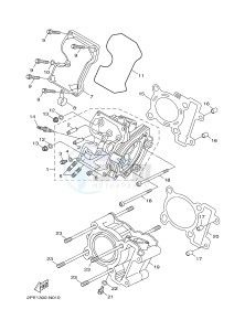 XC125R YW125 SKYLINER S (2PE2) drawing CYLINDER