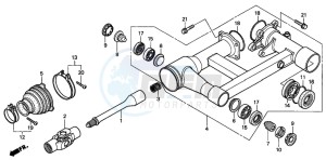 TRX250 RECON drawing SWINGARM