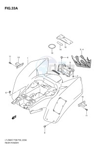 LT-Z90 (P28-P33) drawing REAR FENDER (MODEL L0)