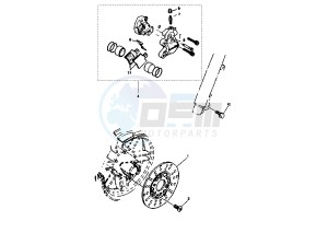 BW'S ORIGINAL 50 drawing FRONT BRAKE CALIPER