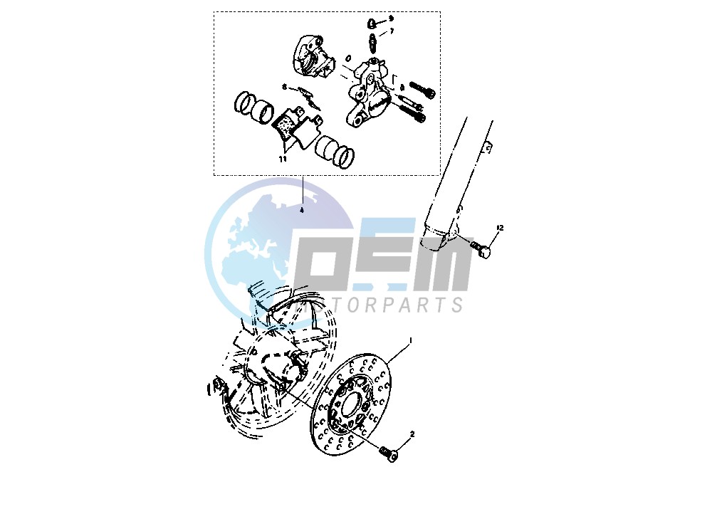 FRONT BRAKE CALIPER