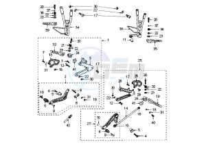 XR6 E - 50 cc drawing FOOTREST