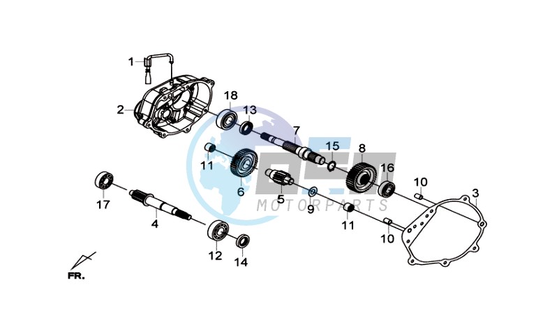 MISSION CASE - DRIVE SHAFT