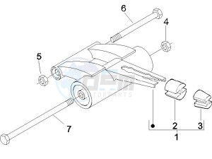 Runner 50 SP Race drawing Swinging arm