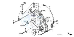 CBR600RR9 France - (F / CMF MME) drawing RIGHT CRANKCASE COVER (CBR600RR9,A/RA9,A)