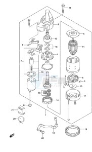 DF 9.9A drawing Starting Motor