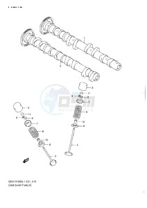 GSX-R1000 drawing CAMSHAFT VALVE