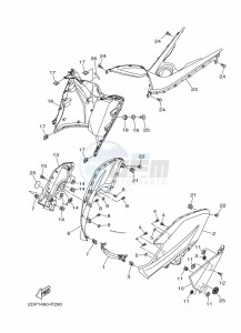 GPD125-A NMAX 125 (BV3J) drawing HEADLIGHT