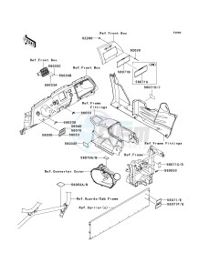 KRF 750 A [TERYX 750 4X4] (A8F) A8F drawing LABELS