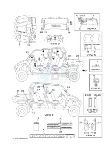 YXC700E VIKING VI EPS (2US9) drawing EMBLEM & LABEL 1