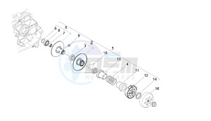 SONAR - 50 CC VTHLR1A1A 2T drawing DRIVEN PULLEY