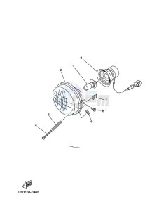 YFM700FWBD KODIAK 700 EPS (B5KJ) drawing HEADLIGHT