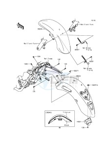 VULCAN 1700 NOMAD ABS VN1700DFF GB XX (EU ME A(FRICA) drawing Fenders