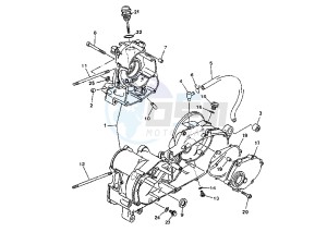 YP MAJESTY 150 drawing CRANKCASE