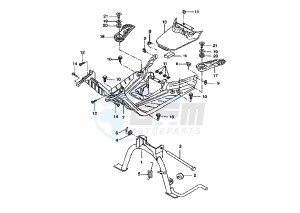 CW L BW'S 50 drawing FOOTREST -STAND