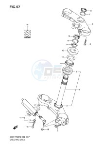 GSX-R750 (E2) drawing STEERING STEM