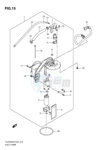 TU250X (E3) drawing FUEL PUMP