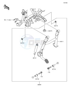 VERSYS-X 300 ABS KLE300CHF XX (EU ME A(FRICA) drawing Accessory(Center Stand)