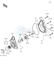 Z650 ER650HJF XX (EU ME A(FRICA) drawing Water Pump