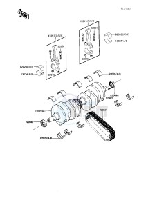 KZ 750 N [SPECTRE] (N1-N2) [SPECTRE] drawing CRANKSHAFT