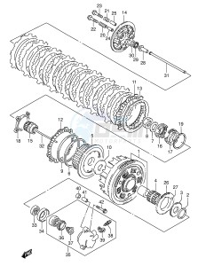 VS1400 (E3-E28) INTRUDER drawing CLUTCH