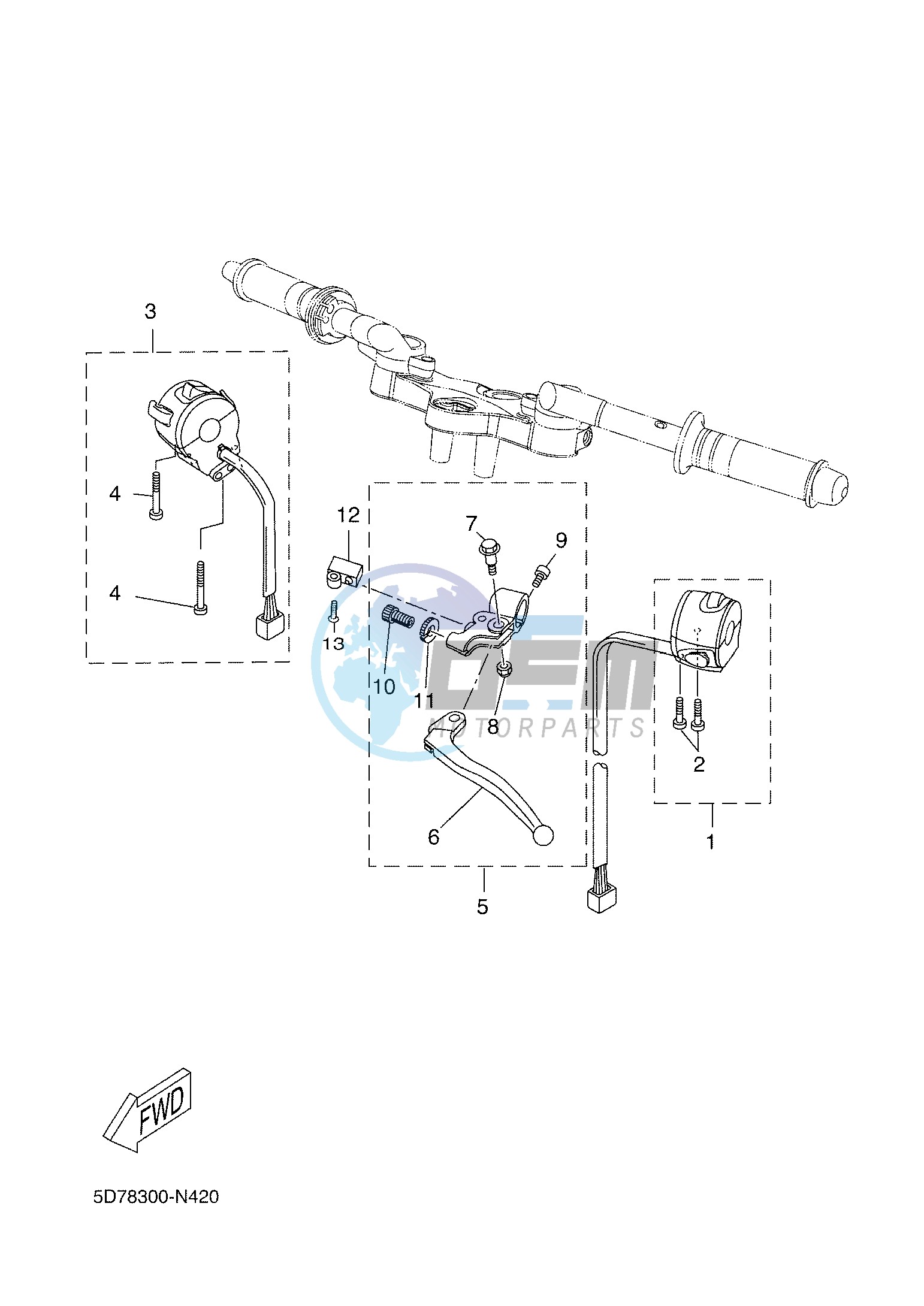 HANDLE SWITCH & LEVER