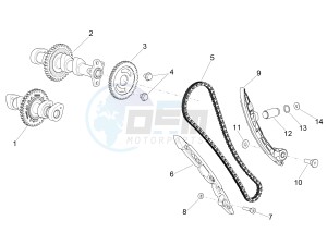 RSV4 1000 RACING FACTORY E4 ABS (EMEA) drawing Front cylinder timing system